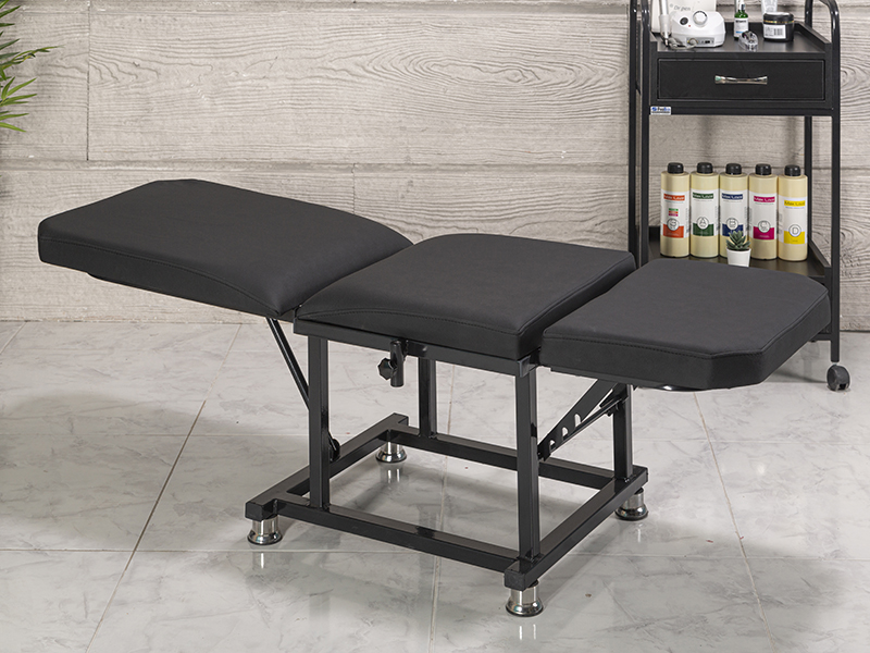 Ada SC-4001 manuel tattoo koltuğu ayarlanabilir sırt ve ayak mekanizmalı profesyonel stüdyo ekipmanı