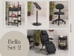 Bella Dövme Koltuğu Seti - Max | 4'lü Set | SC-6305