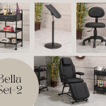 Bella Dövme Koltuğu Seti - Max | 4'lü Set | SC-6305