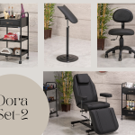 Dora Dövme Koltuğu Seti - Max | 4'lü Set | SC-6320