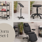 Dora Dövme Koltuğu Seti - Eko | 4'lü Set | SC-6319