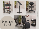 Prestige Dövme Koltuğu Seti - Max | 4'lü Set | SC-6328