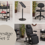 Prestige Dövme Koltuğu Seti - Max | 4'lü Set | SC-6328
